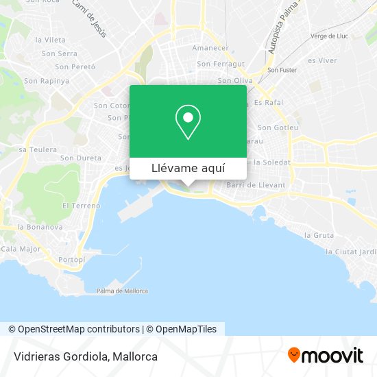 Mapa Vidrieras Gordiola