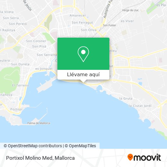 Mapa Portixol Molino Med