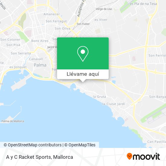 Mapa A y C Racket Sports