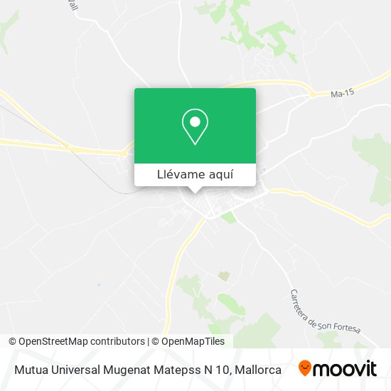 Mapa Mutua Universal Mugenat Matepss N 10