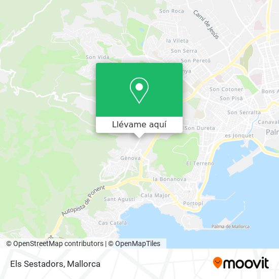 Mapa Els Sestadors