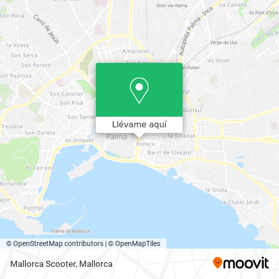 Mapa Mallorca Scooter
