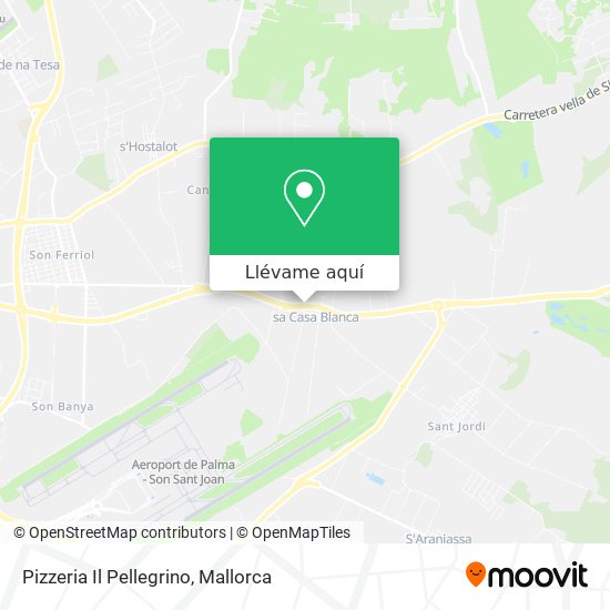 Mapa Pizzeria Il Pellegrino