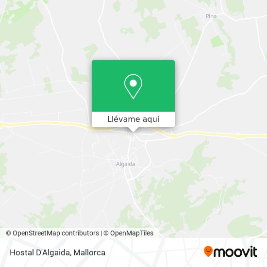 Mapa Hostal D'Algaida