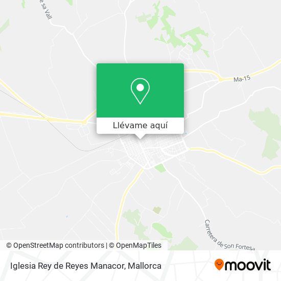 Mapa Iglesia Rey de Reyes Manacor