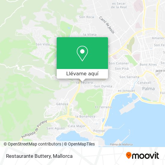 Mapa Restaurante Buttery