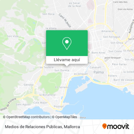 Mapa Medios de Relaciones Públicas