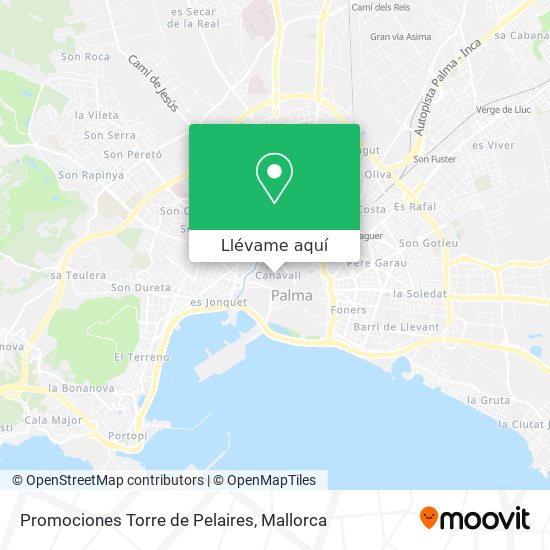 Mapa Promociones Torre de Pelaires