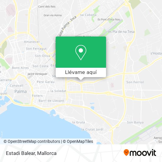 Mapa Estadi Balear