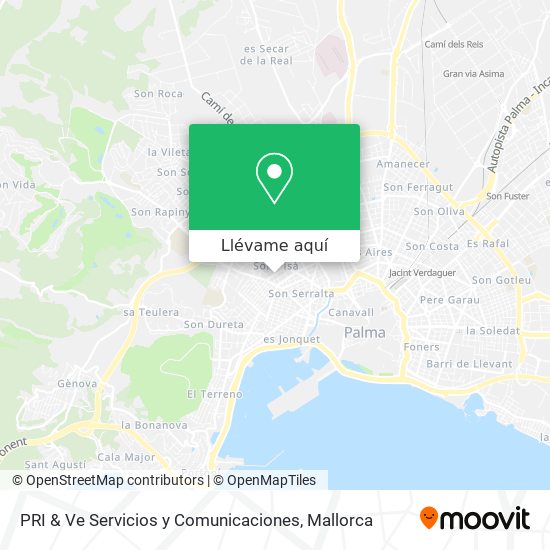 Mapa PRI & Ve Servicios y Comunicaciones