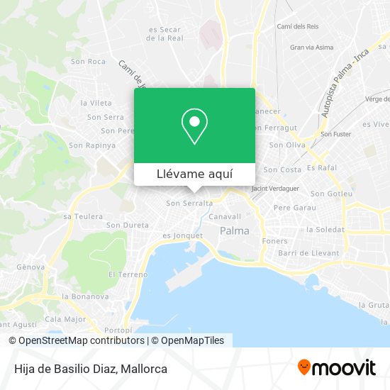 Mapa Hija de Basilio Diaz