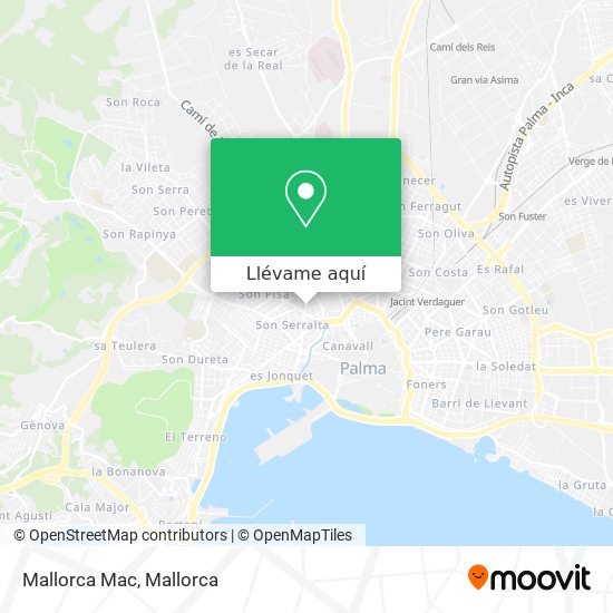 Mapa Mallorca Mac