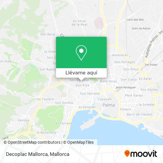 Mapa Decoplac Mallorca