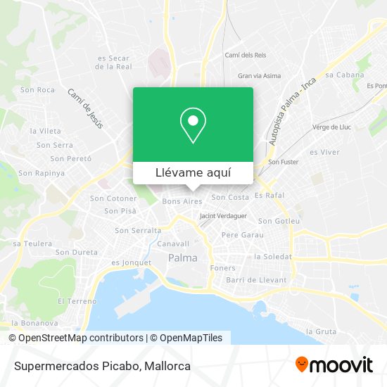 Mapa Supermercados Picabo