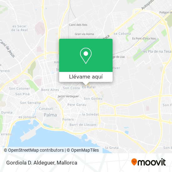 Mapa Gordiola D. Aldeguer