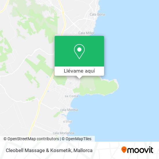 Mapa Cleobell Massage & Kosmetik