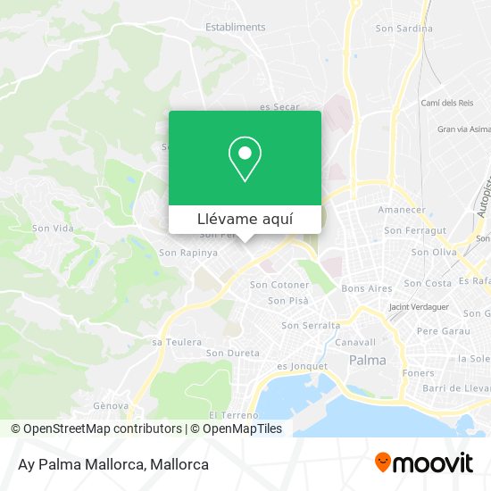 Mapa Ay Palma Mallorca