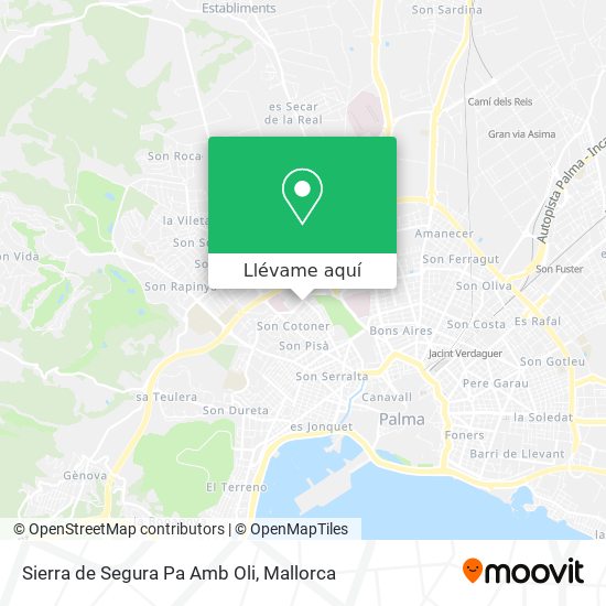 Mapa Sierra de Segura Pa Amb Oli