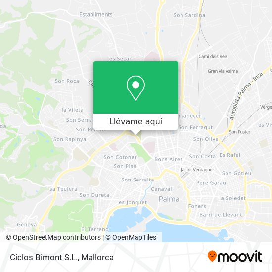 Mapa Ciclos Bimont S.L.