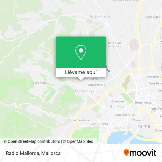 Mapa Radio Mallorca
