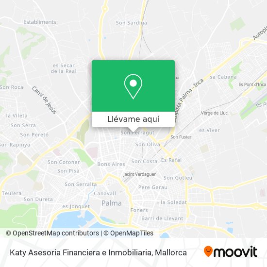 Mapa Katy Asesoria Financiera e Inmobiliaria