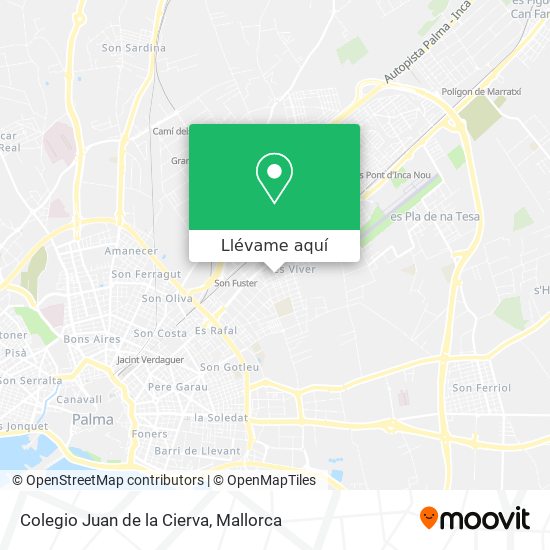 Mapa Colegio Juan de la Cierva