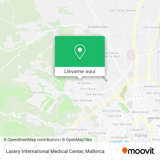 Mapa Lasery International Medical Center