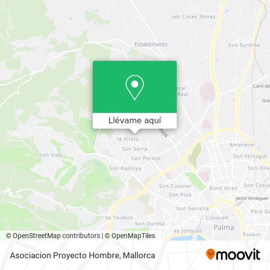 Mapa Asociacion Proyecto Hombre