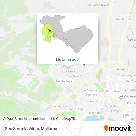 Mapa Son Serra-la Vileta