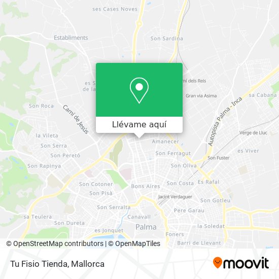 Mapa Tu Fisio Tienda