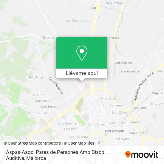 Mapa Aspas-Asoc. Pares de Persones Amb Discp. Auditiva