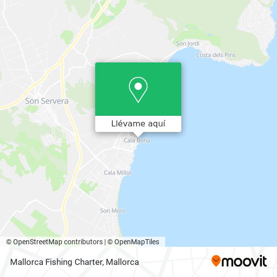 Mapa Mallorca Fishing Charter