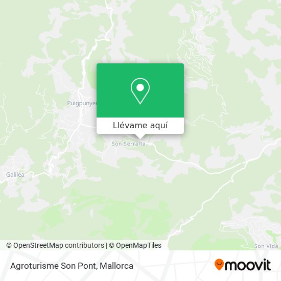 Mapa Agroturisme Son Pont