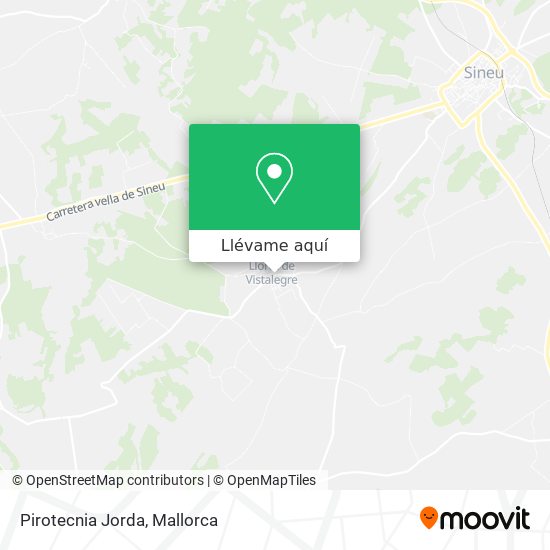 Mapa Pirotecnia Jorda