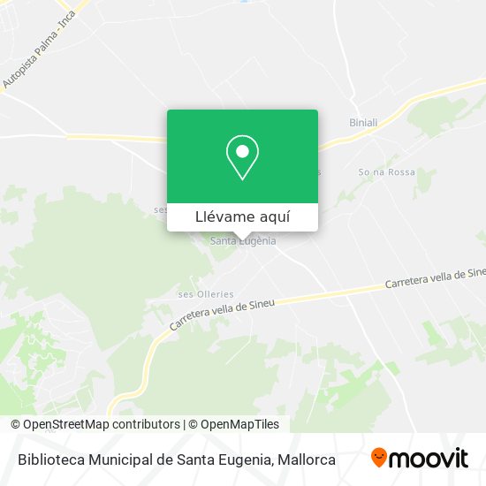 Mapa Biblioteca Municipal de Santa Eugenia