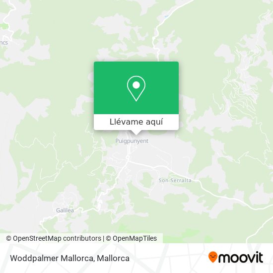 Mapa Woddpalmer Mallorca