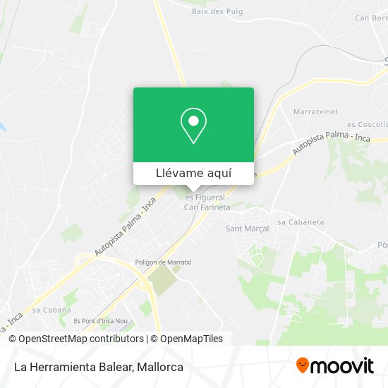 Mapa La Herramienta Balear