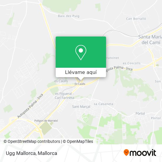 Mapa Ugg Mallorca