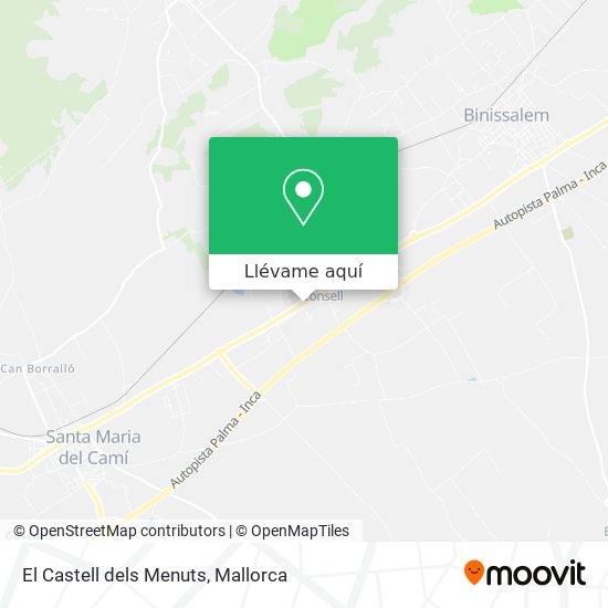 Mapa El Castell dels Menuts