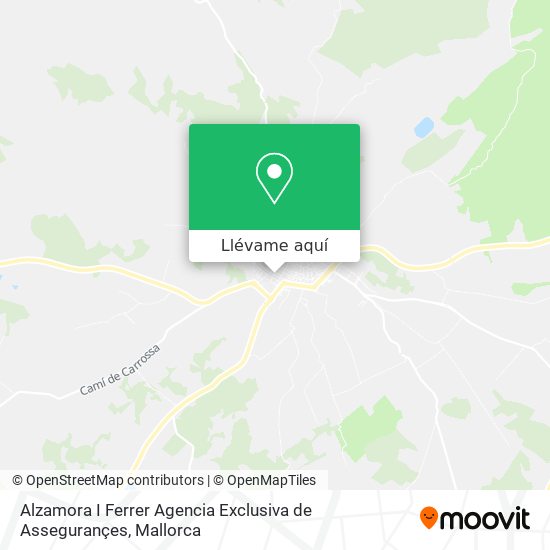 Mapa Alzamora I Ferrer Agencia Exclusiva de Assegurançes