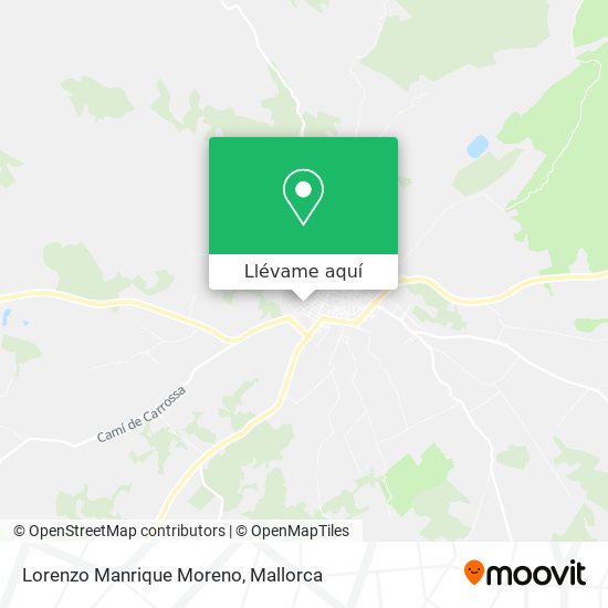 Mapa Lorenzo Manrique Moreno