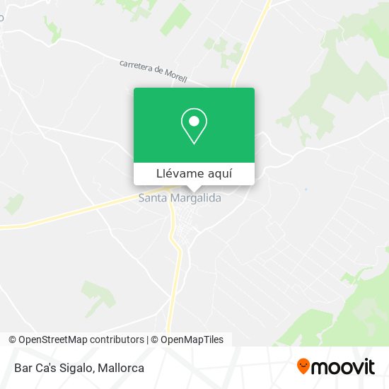 Mapa Bar Ca's Sigalo
