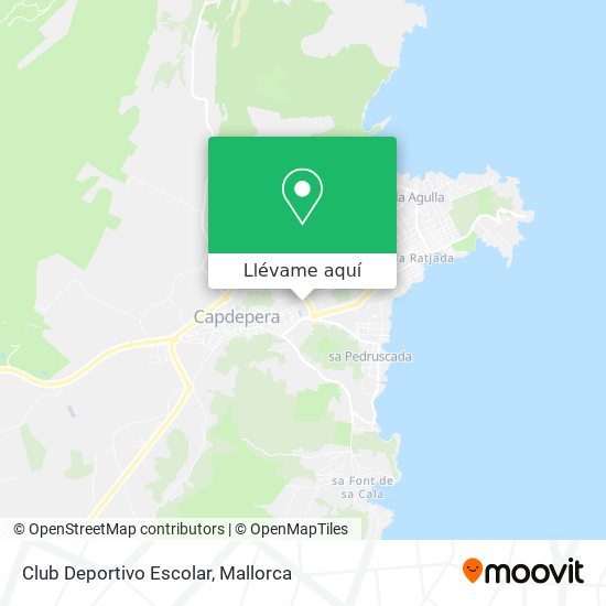 Mapa Club Deportivo Escolar