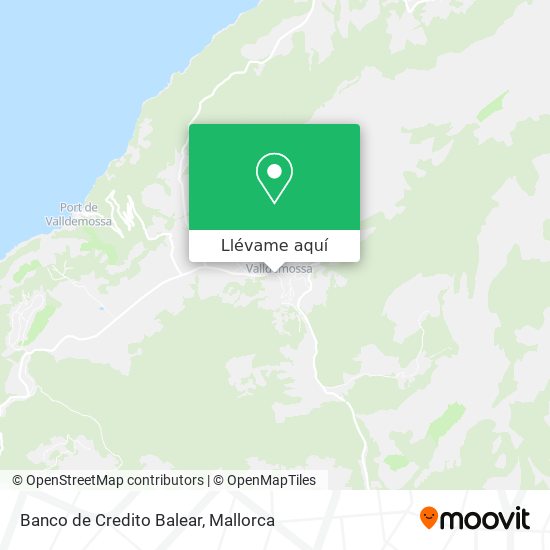 Mapa Banco de Credito Balear