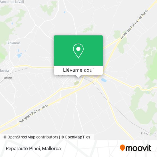 Mapa Reparauto Pinoi