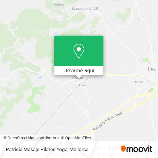 Mapa Patricia Masaje Pilates Yoga