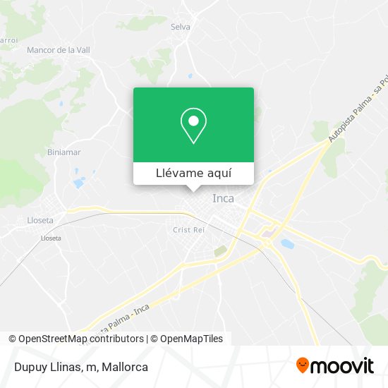 Mapa Dupuy Llinas, m