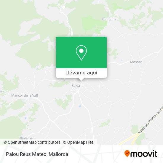 Mapa Palou Reus Mateo