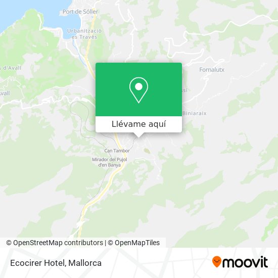 Mapa Ecocirer Hotel