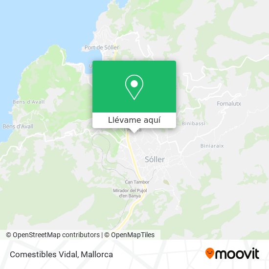 Mapa Comestibles Vidal